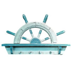 PORTA LLAVE TIMON MAD. CELESTE 43 x 28 Cm                      