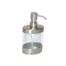 DISPENSER  acero/acril x250ml 19x9cm (109021)                  