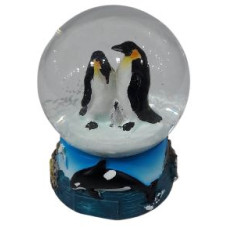 GLOBO AGUA PINGUINO x2 b/ORCA 12 x 7cm (109167)                