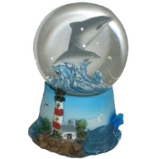 GLOBO AGUA CH  DELFIN  BASE/ FARO 7cm (109170)                 