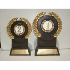 TROFEO n* 2* poliiresina laureles 15x10cm                      