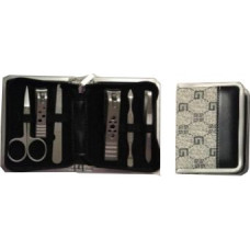 SET MANICURA x6pc acero pu  GG 10X8cm (110183)                 