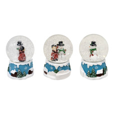 GLOBO MU?ECOx2 DE NIEVE 6 X 4.5Cm. (110243)                    