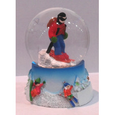 GLOBO ESQUIADOR b/sky  9x6Cm.                                  