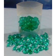 GEMAS DECORATIVAS VERDE BLISTER 13X 9 CM (110271)              