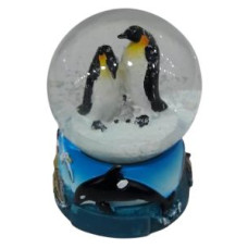 GLOBO PINGUINOS X2  B/ORCA 9x6 cm (110286)                     