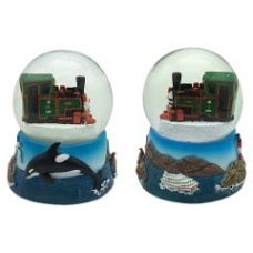 GLOBO LOCOMOTORA FIN MUNDO B/FARO 9X6cm                        