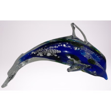 ADORNO DE VIDRIO DELFIN 22 Cm                                  