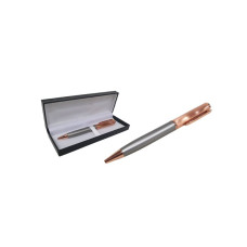 BOLIGRAFO METAL SILVER Y COBRE C/ESTUCHE                       