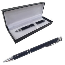 BOLIGRAFO METAL 2 AROS SILVER c/ESTUCHE                        