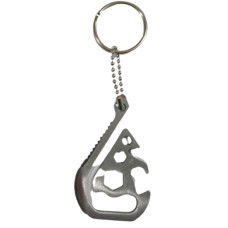 LLAVERO METAL MULTIFUNCION 4 x 7 cm                            