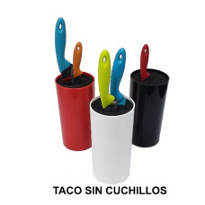 TACO PLASTICO P/ CUCHILLO 21.5 X 11 cm DIAM                    