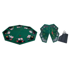 TABLERO POKER 8 jugador octogonal 1,20 m                       