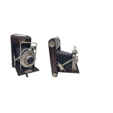 ADORNO METAL CAMARA FOTO ANTG 14x12x22 cm                      