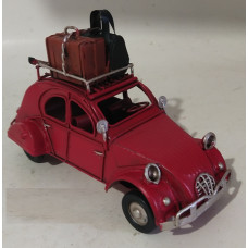 ADORNO METAL AUTO CITRO ROJO 16x7x10cm                         