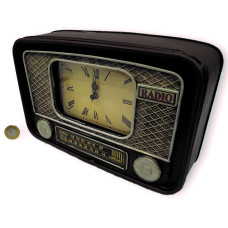 REPLICA METAL RADIO ANTIG C/RELOJ 24.x6x16cm                   