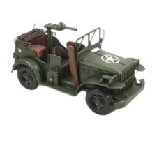 ADORNO JEEP GUERRA METALICO 16x8x7cm                           