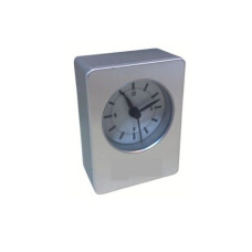 RELOJ ANALOGO ALARMA RECT 9x6cm. PLAS (200445)                 