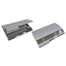 TARJETERO  METAL BRILLANTE C/MATE SILVER 9x6cm (500159)        