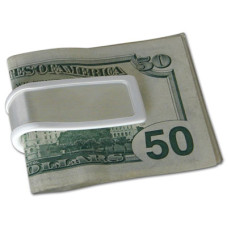 CLIP SUJETA BILLETES METAL GR  borde  plastico (500162)        