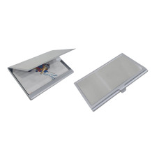 TARJETERO ALUMINIO PLACA LISA  9X6cm (500178)                  