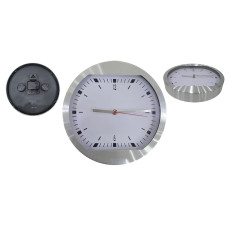 RELOJ PARED MET. 25 CM MARCO ACERO apto logo (500327)          