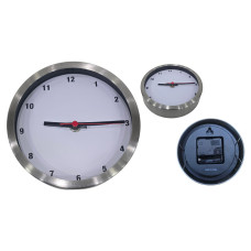 RELOJ METALICO ACERO CH. 15 cm (500329)                        