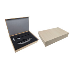 Set Vino Sacacorcho +Termometro Caj Mad (500393)               