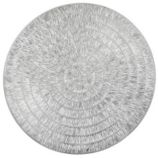 INDIVIDUAL PVC CIRCULOS SILVER 38 cm SPLENDOR (503626)         