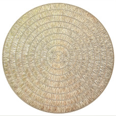 INDIVIDUAL PVC  GOLD CIRCULOS 38 cm SPLENDOR (503627)          