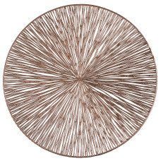 INDIVIDUAL PVC  ROSE GOLD 38 cm RAYOS CORAL (503669)           